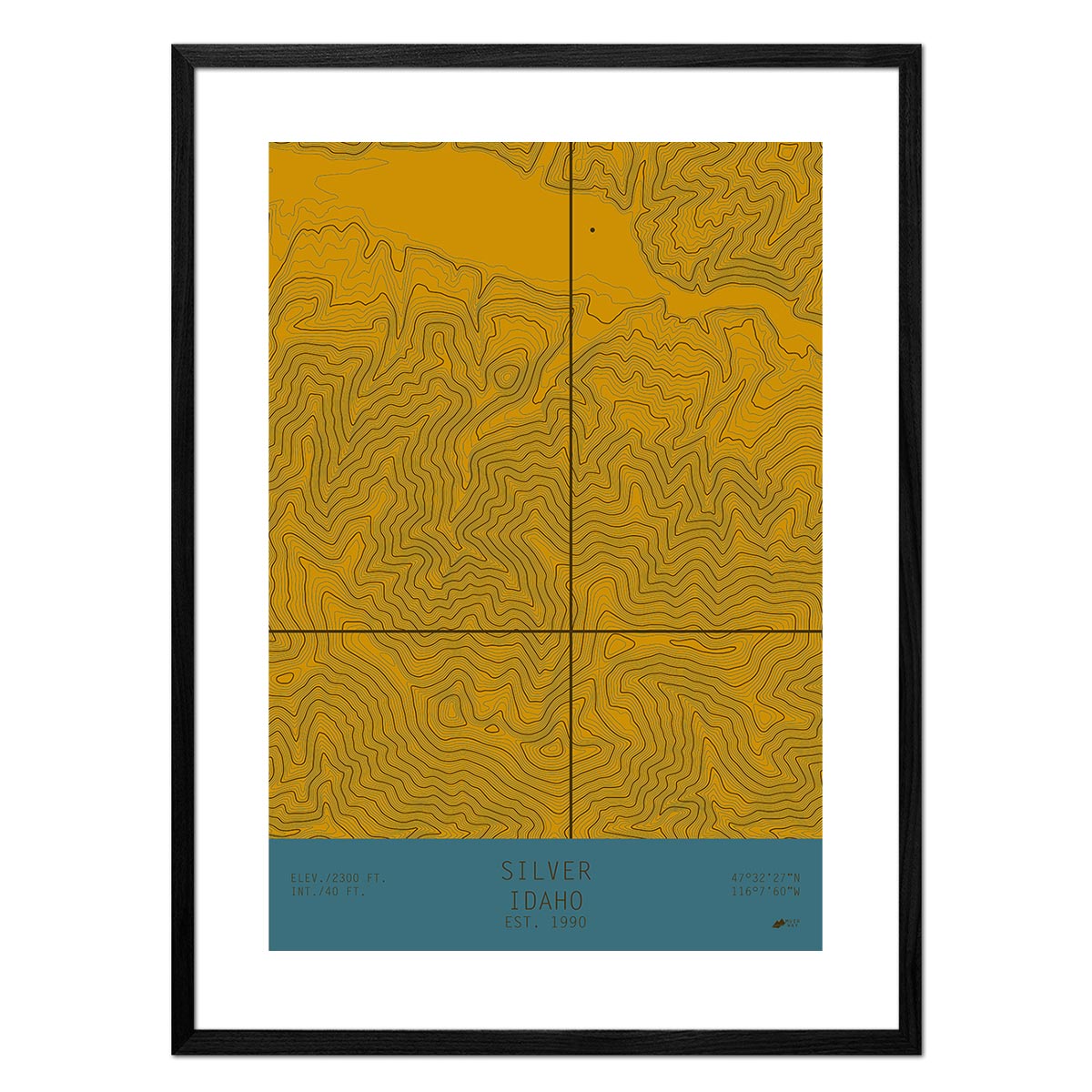 Silver, Idaho - Muir Way - TOPO Series