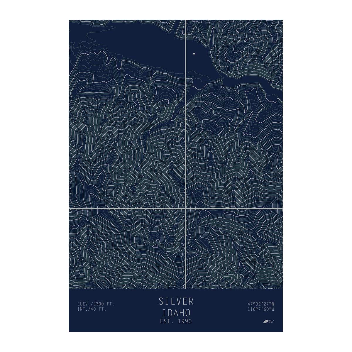 Silver, Idaho - Muir Way - TOPO Series