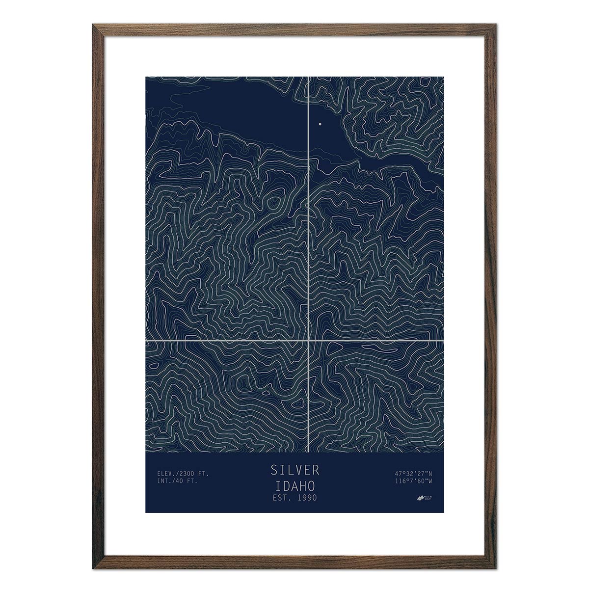 Silver, Idaho - Muir Way - TOPO Series