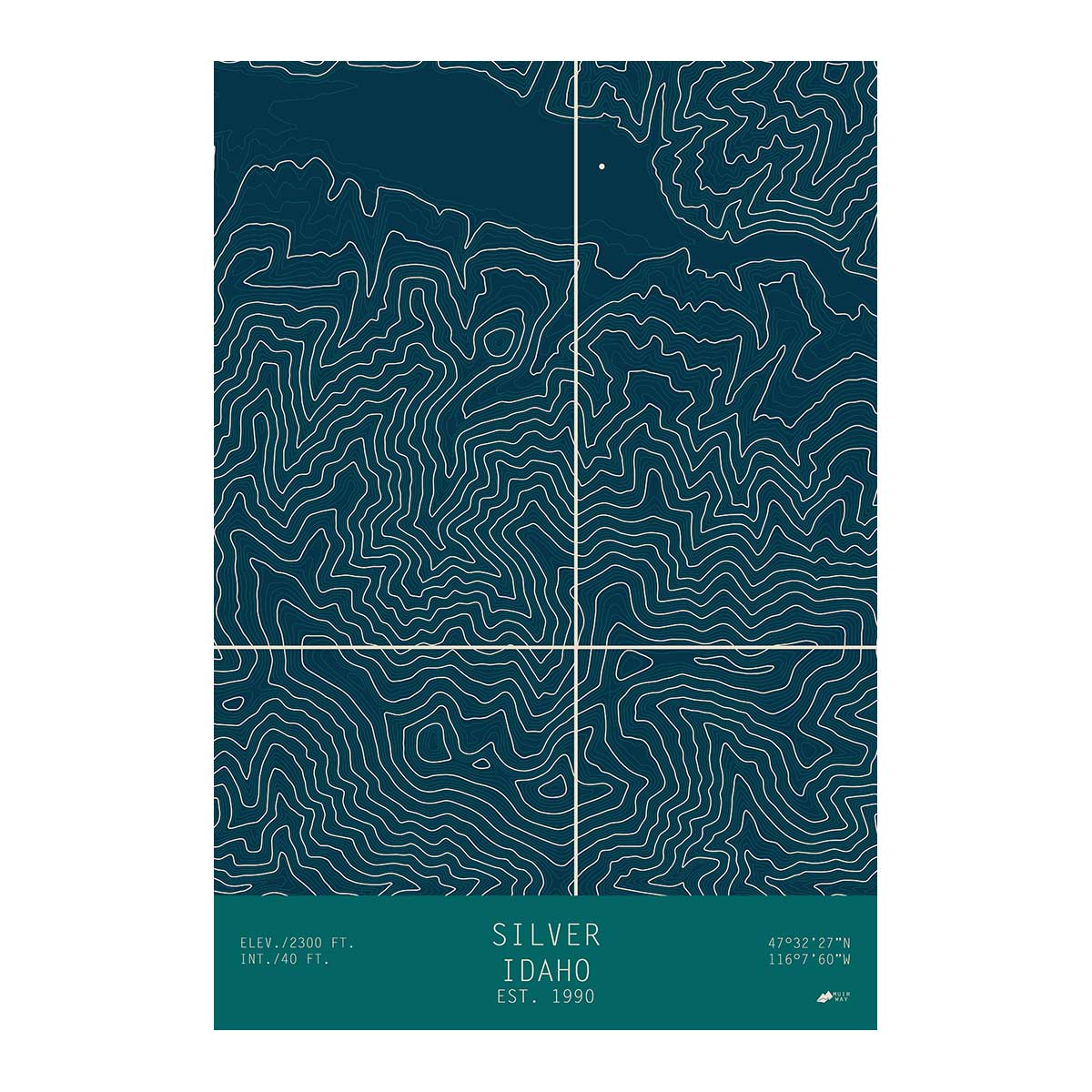 Silver, Idaho - Muir Way - TOPO Series