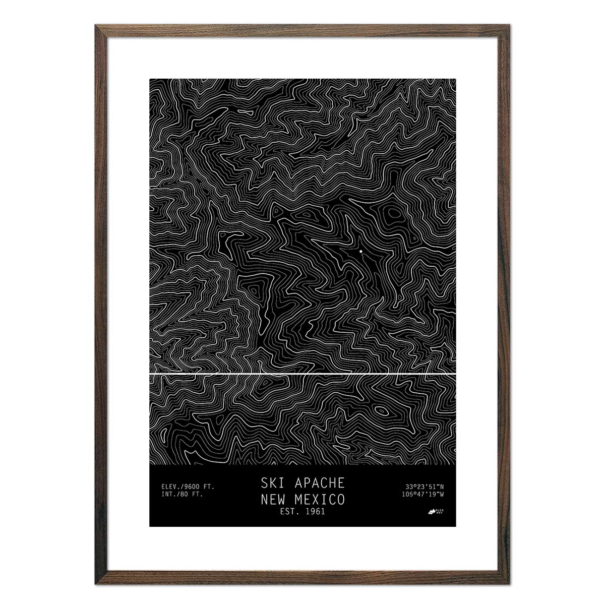 Ski Apache, New Mexico - Muir Way - TOPO Series