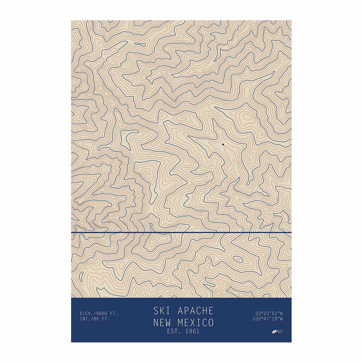 Ski Apache, New Mexico - Muir Way - TOPO Series