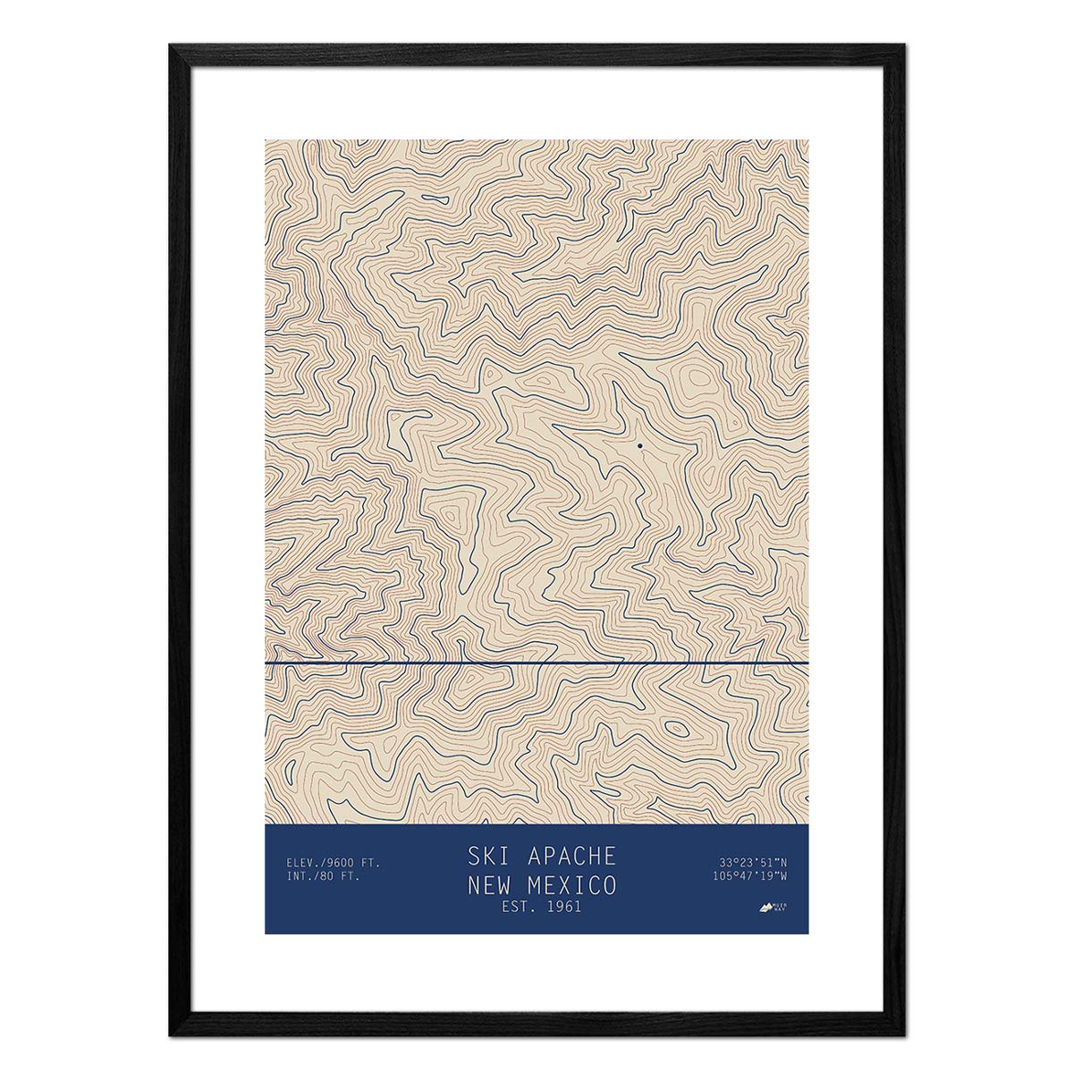 Ski Apache, New Mexico - Muir Way - TOPO Series