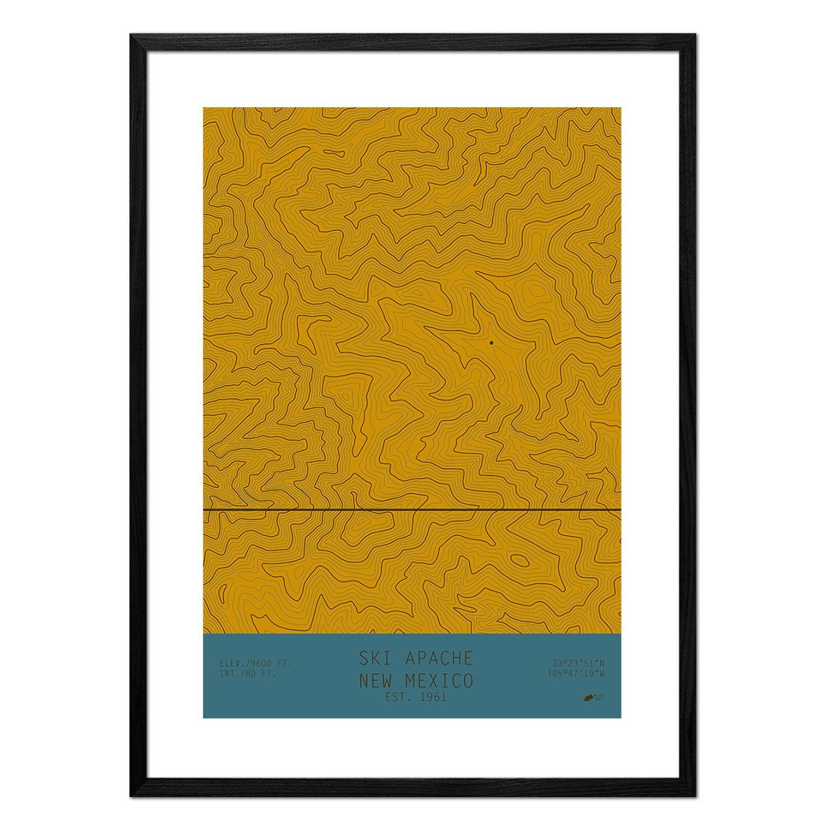 Ski Apache, New Mexico - Muir Way - TOPO Series