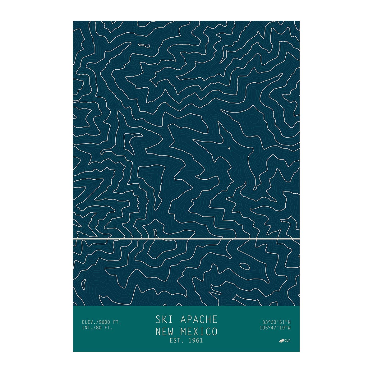 Ski Apache, New Mexico - Muir Way - TOPO Series