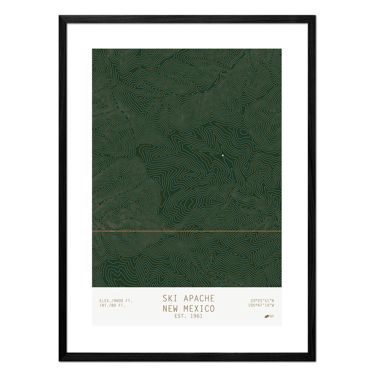 Ski Apache, New Mexico - Muir Way - TOPO Series