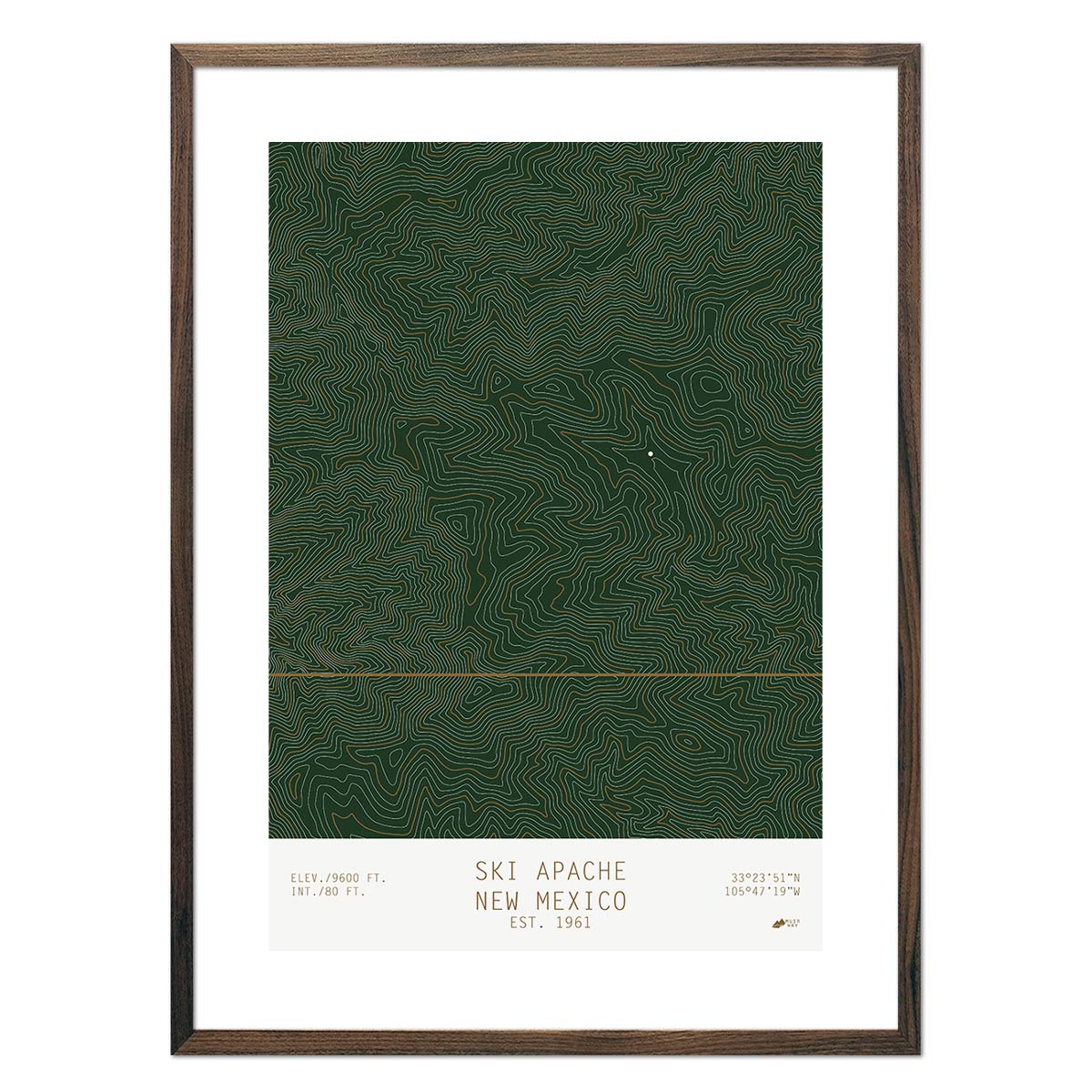 Ski Apache, New Mexico - Muir Way - TOPO Series