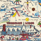 Skisterical Map of Mt Hood Recreational Area 1939 - Muir Way - Vintage Map