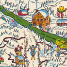Skisterical Map of Mt Hood Recreational Area 1939 - Muir Way - Vintage Map