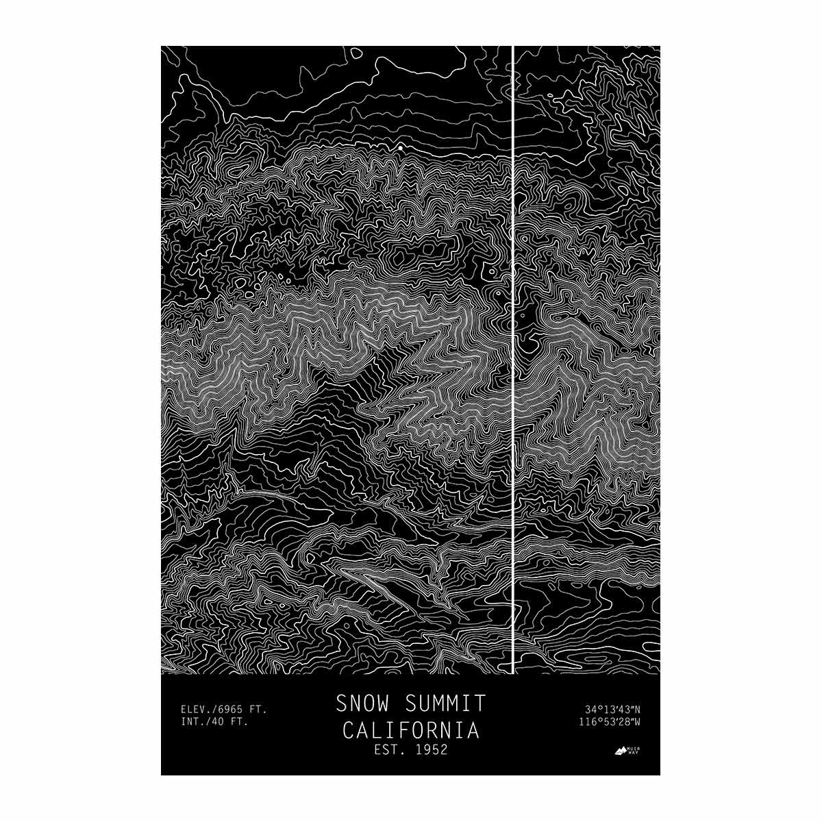 Snow Summit, California - Muir Way - TOPO Series
