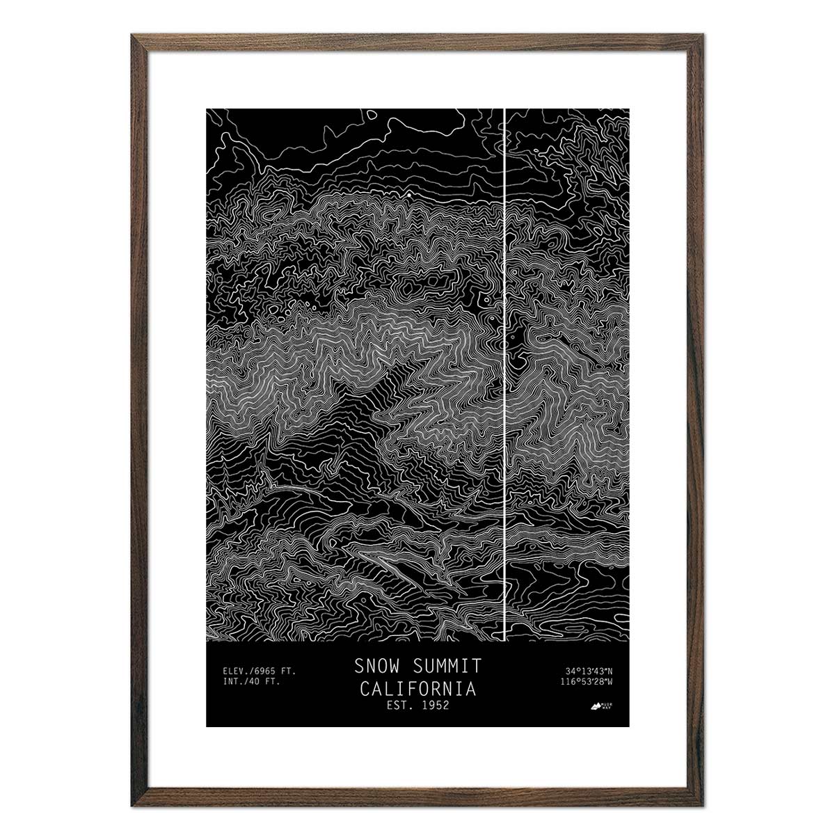 Snow Summit, California - Muir Way - TOPO Series