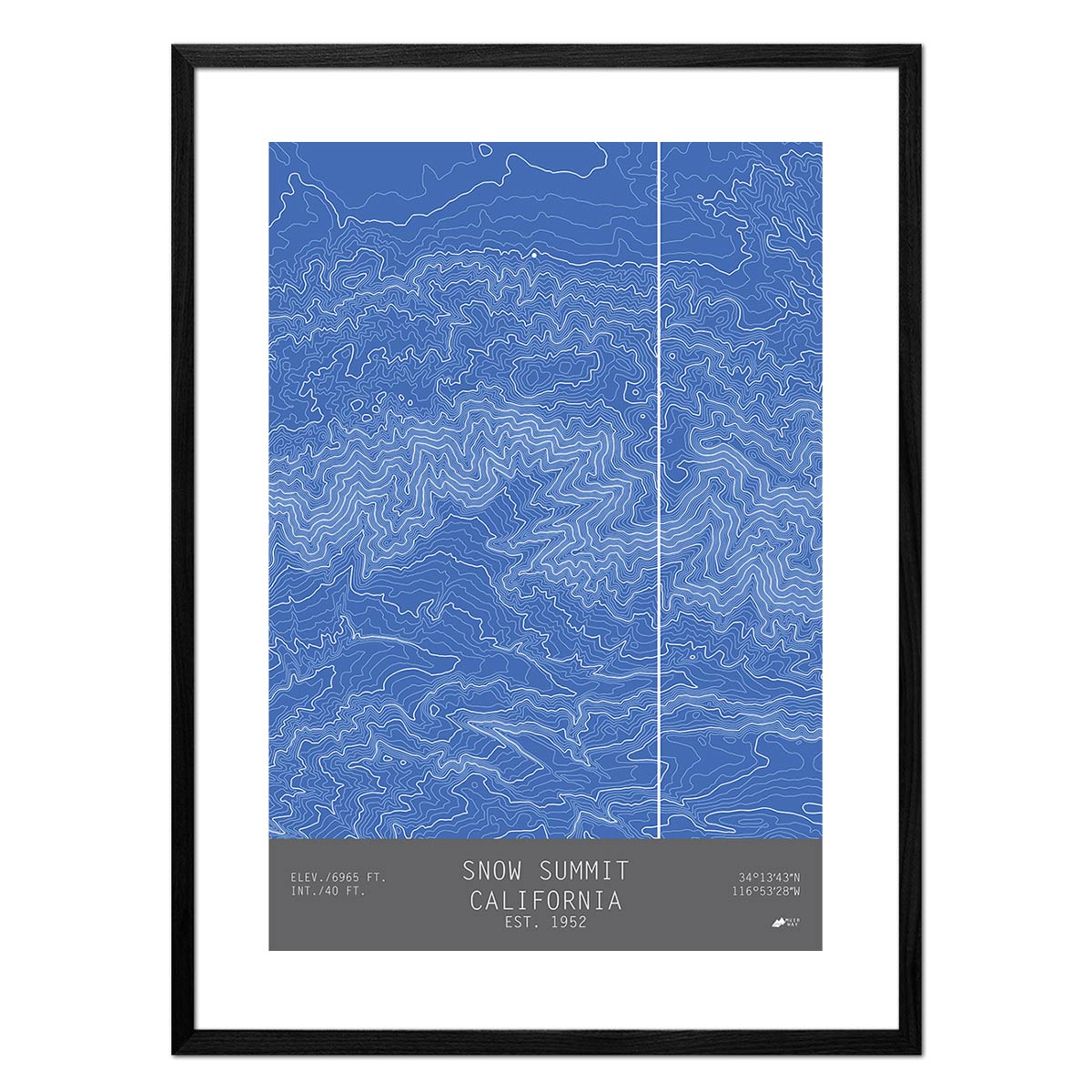 Snow Summit, California - Muir Way - TOPO Series