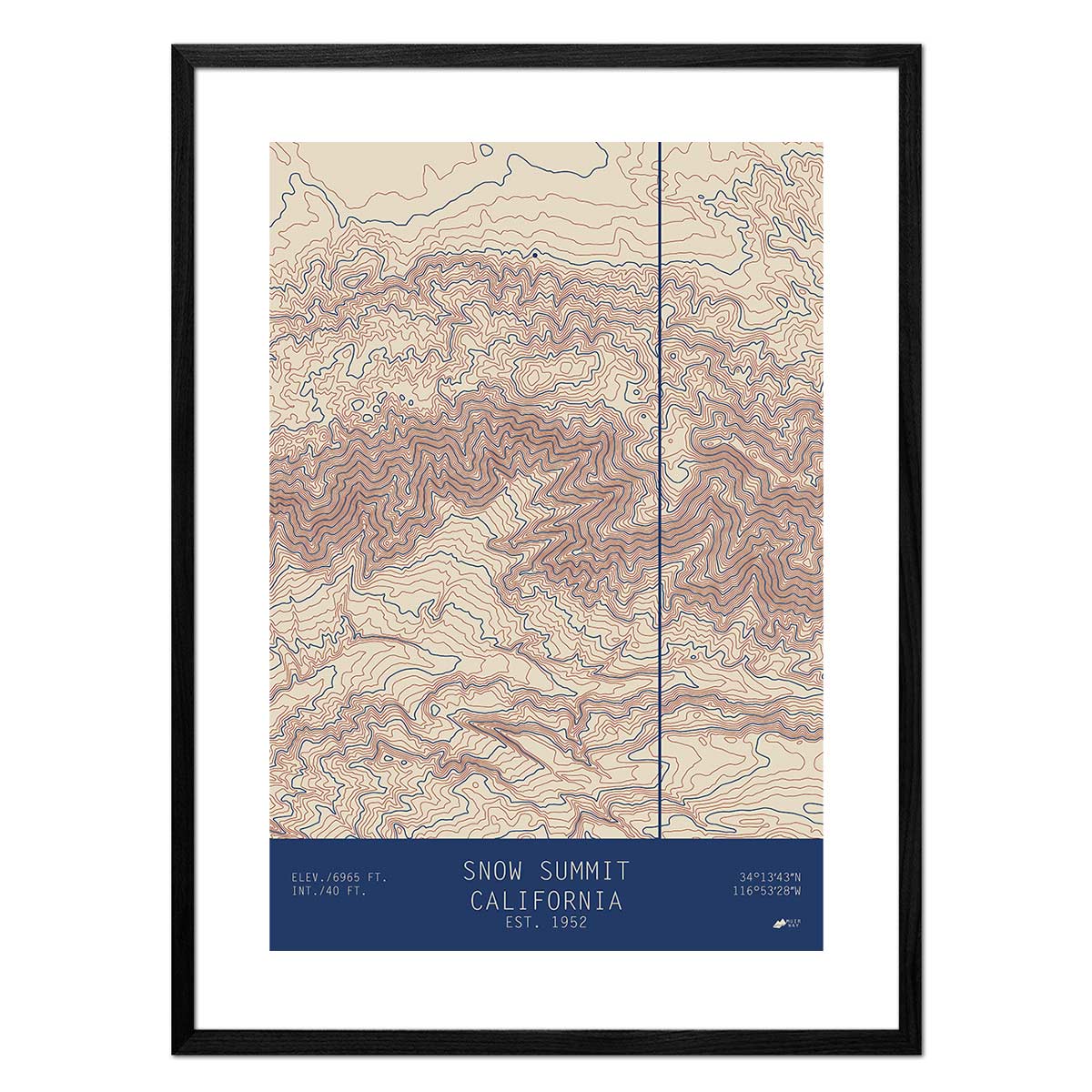 Snow Summit, California - Muir Way - TOPO Series
