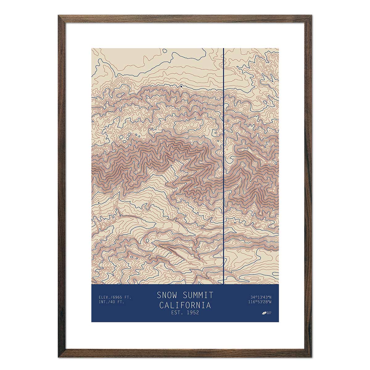 Snow Summit, California - Muir Way - TOPO Series