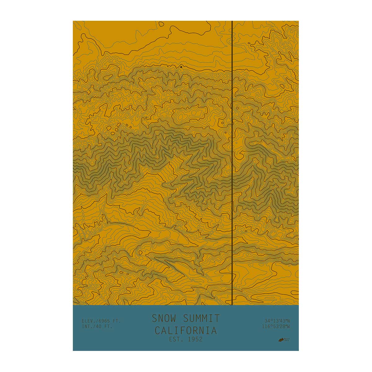 Snow Summit, California - Muir Way - TOPO Series