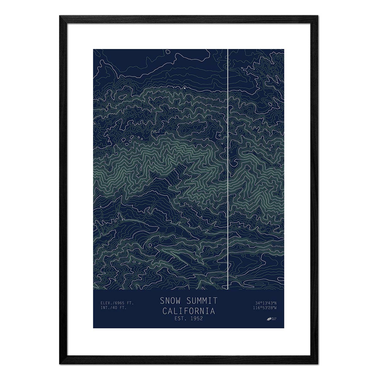Snow Summit, California - Muir Way - TOPO Series