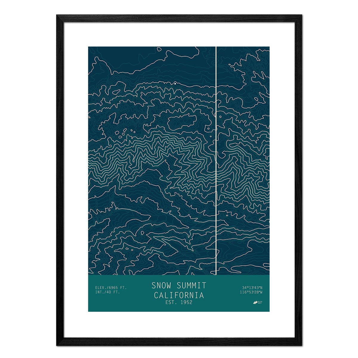 Snow Summit, California - Muir Way - TOPO Series