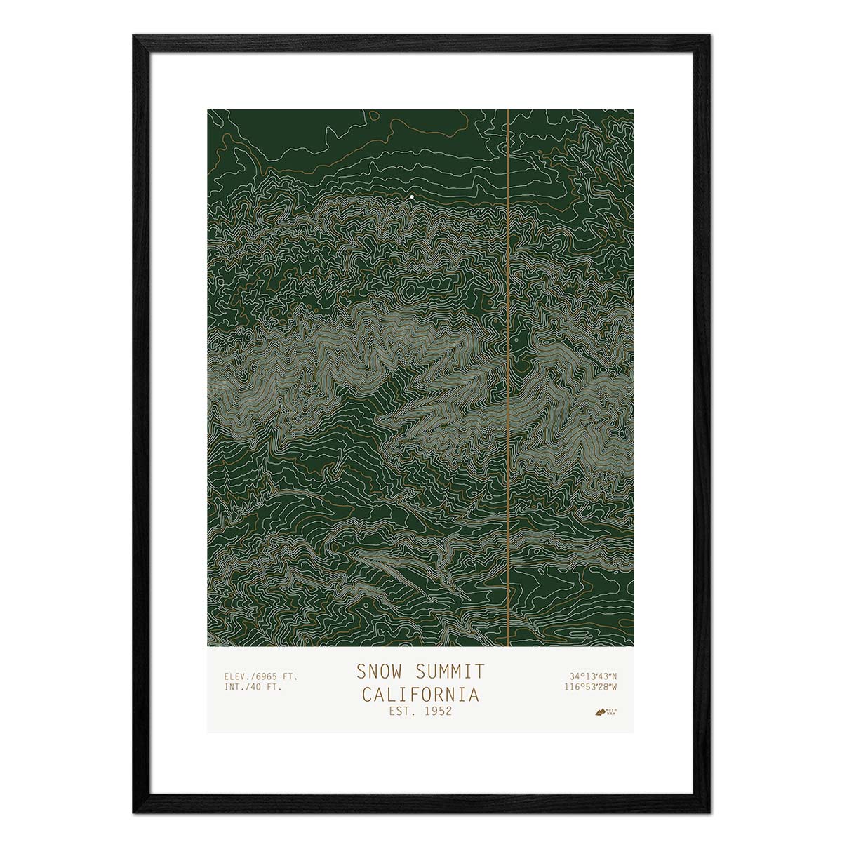 Snow Summit, California - Muir Way - TOPO Series