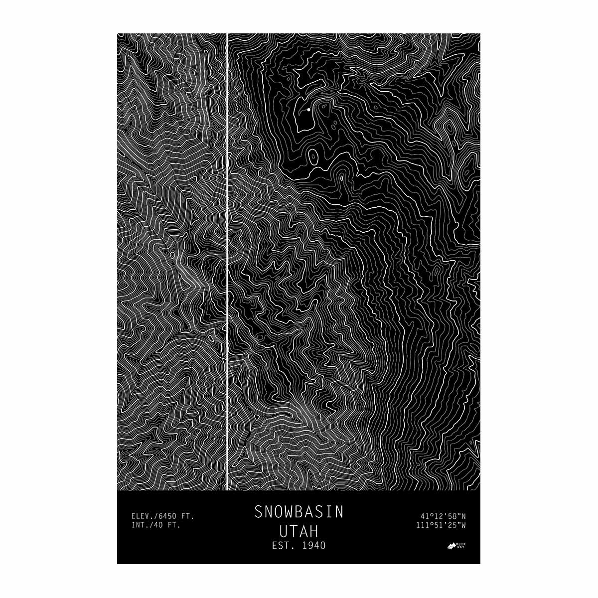 Snowbasin, Utah - Muir Way - TOPO Series