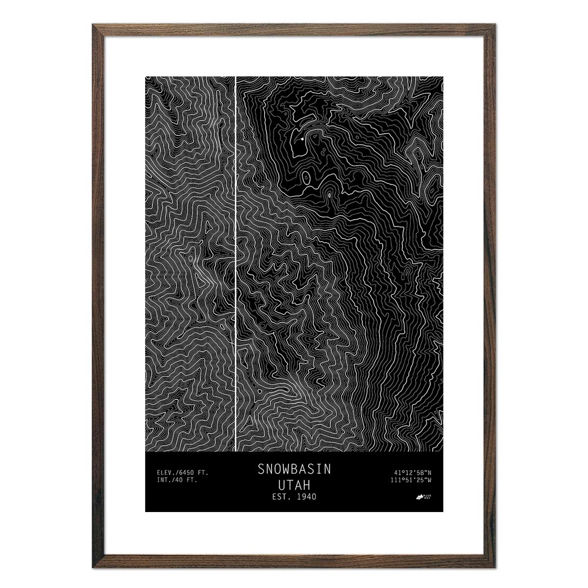 Snowbasin, Utah - Muir Way - TOPO Series