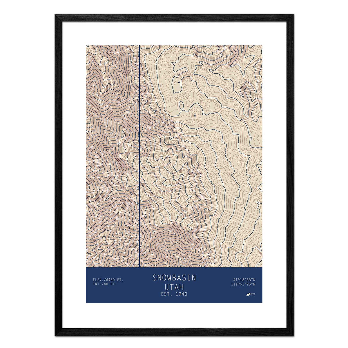 Snowbasin, Utah - Muir Way - TOPO Series
