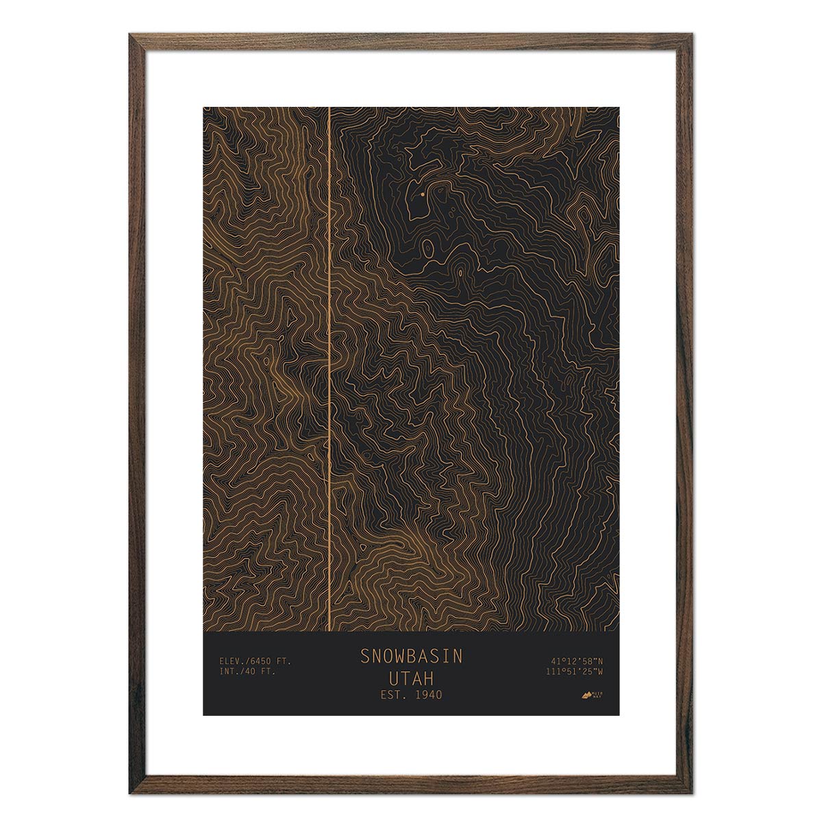 Snowbasin, Utah - Muir Way - TOPO Series