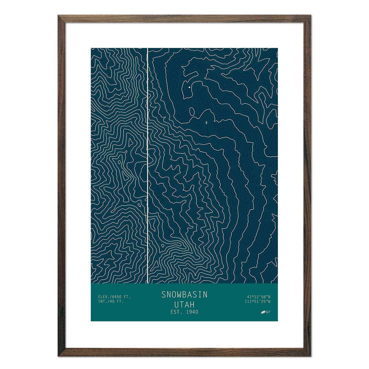 Snowbasin, Utah - Muir Way - TOPO Series