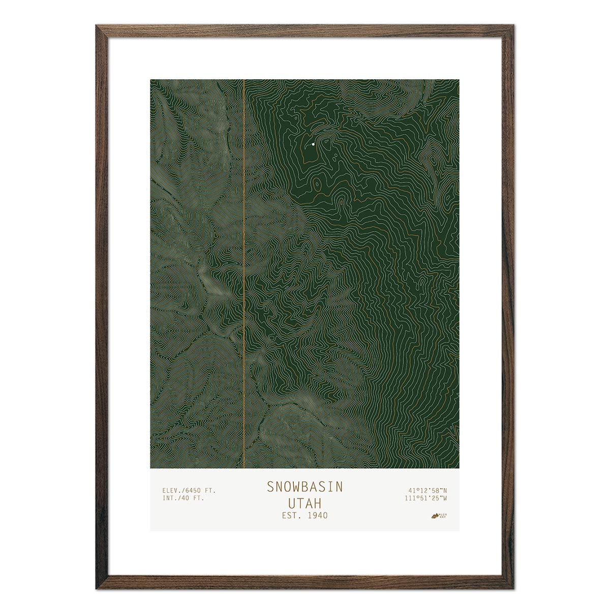 Snowbasin, Utah - Muir Way - TOPO Series