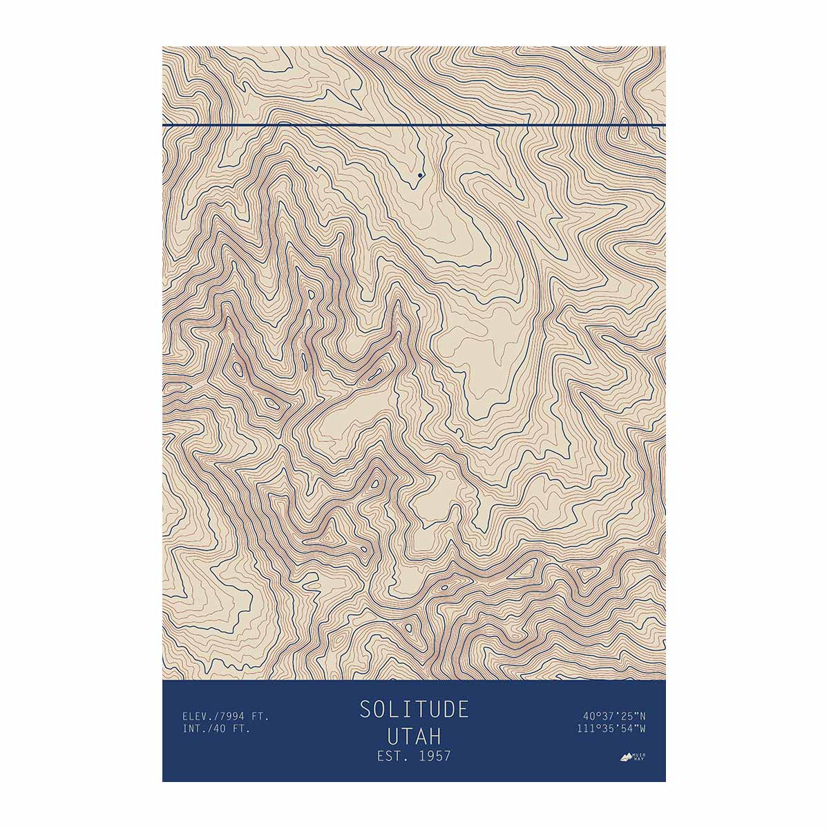 Solitude, Utah - Muir Way - TOPO Series