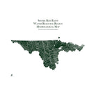Souris - Red - Rainy Regional Hydrological Map - Muir Way - Hydrology
