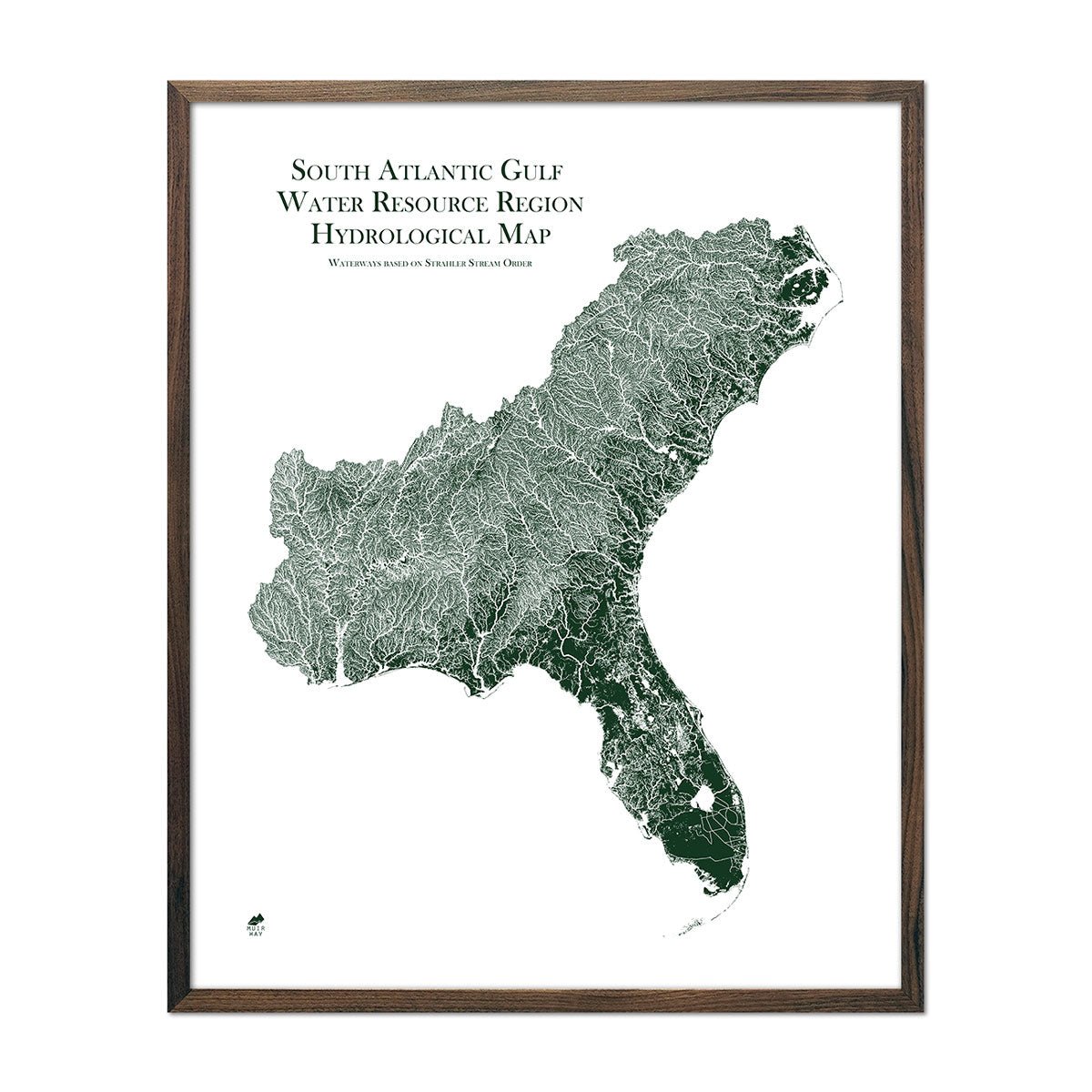 South Atlantic - Gulf Regional Hydrological Map - Muir Way - Hydrology