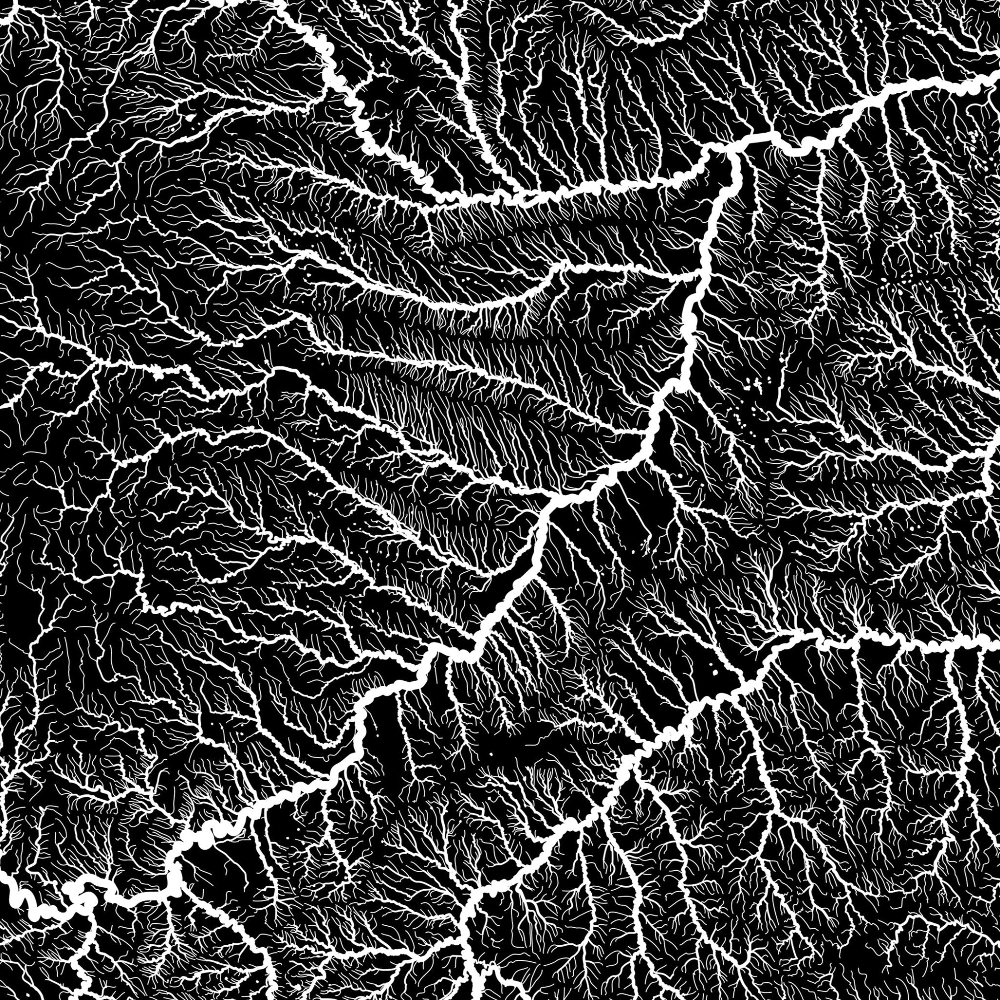South Dakota Hydrological Map - Muir Way - Hydrology