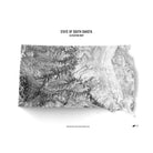 South Dakota Elevation Map - Muir Way - Elevation