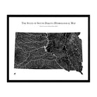 South Dakota Hydrological Map - Muir Way - Hydrology