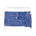 South Dakota Hydrological Map - Muir Way - Hydrology