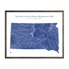 South Dakota Hydrological Map - Muir Way - Hydrology