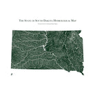South Dakota Hydrological Map - Muir Way - Hydrology