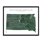 South Dakota Hydrological Map - Muir Way - Hydrology