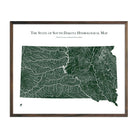 South Dakota Hydrological Map - Muir Way - Hydrology