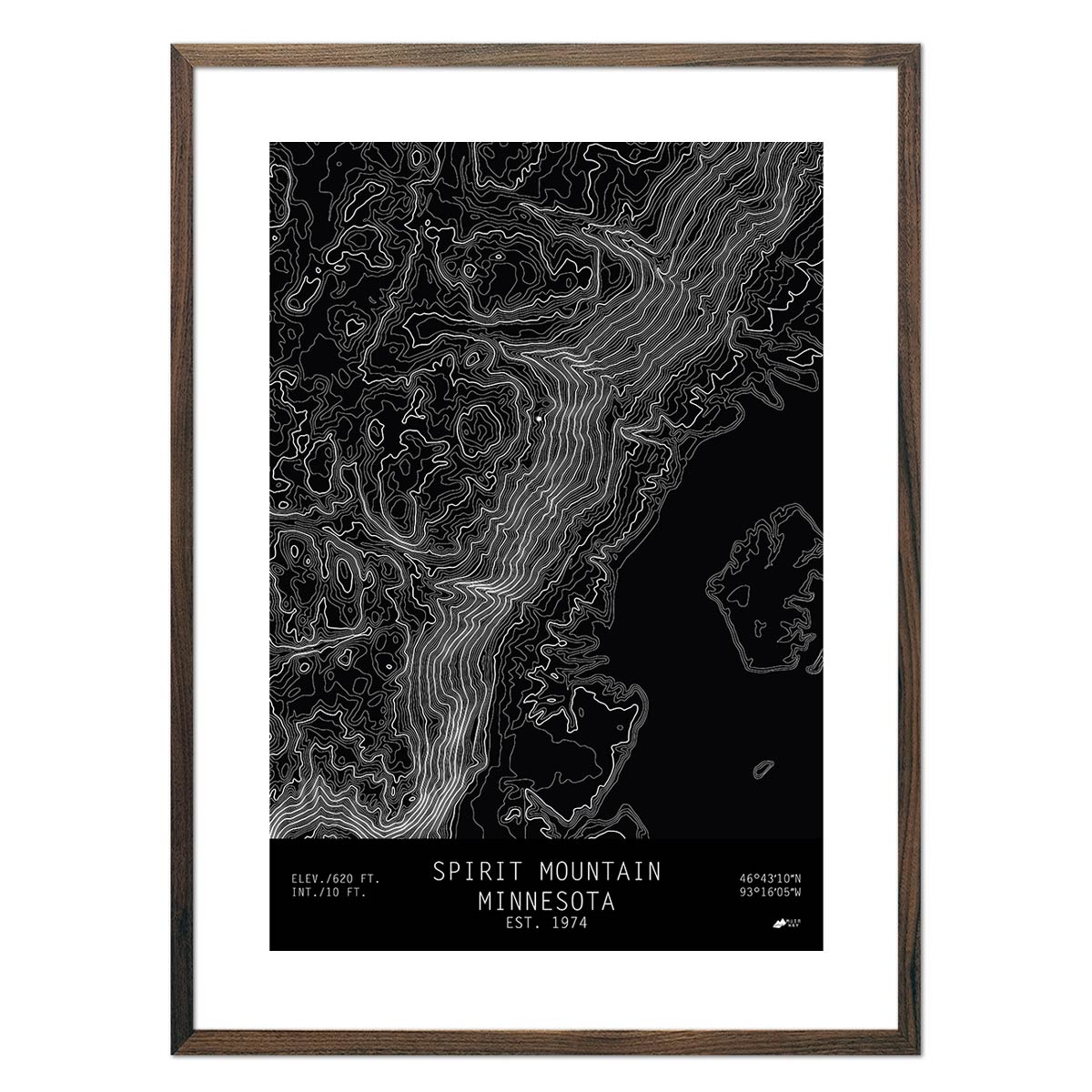 Spirit Mountain, Minnesota - Muir Way - TOPO Series
