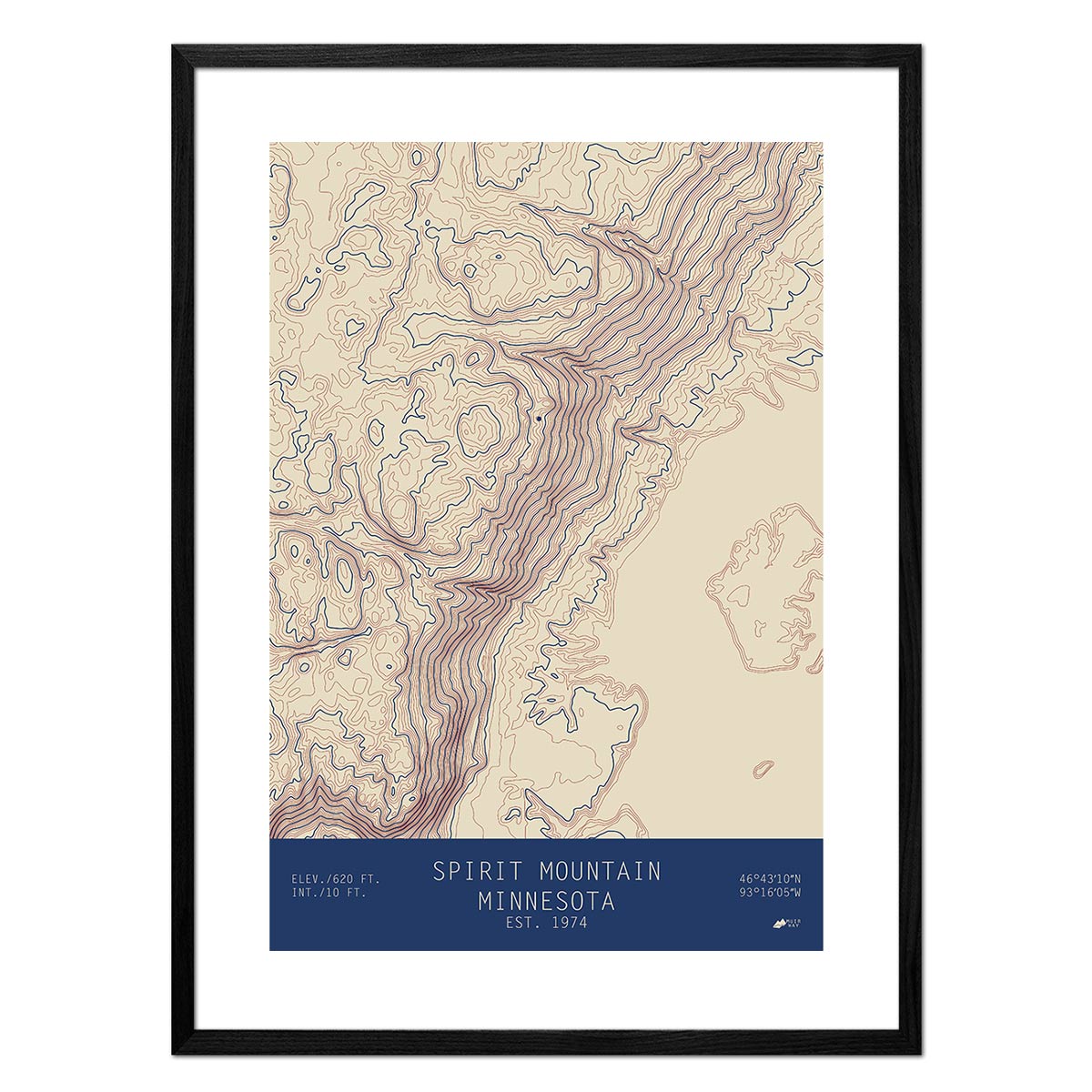 Spirit Mountain, Minnesota - Muir Way - TOPO Series