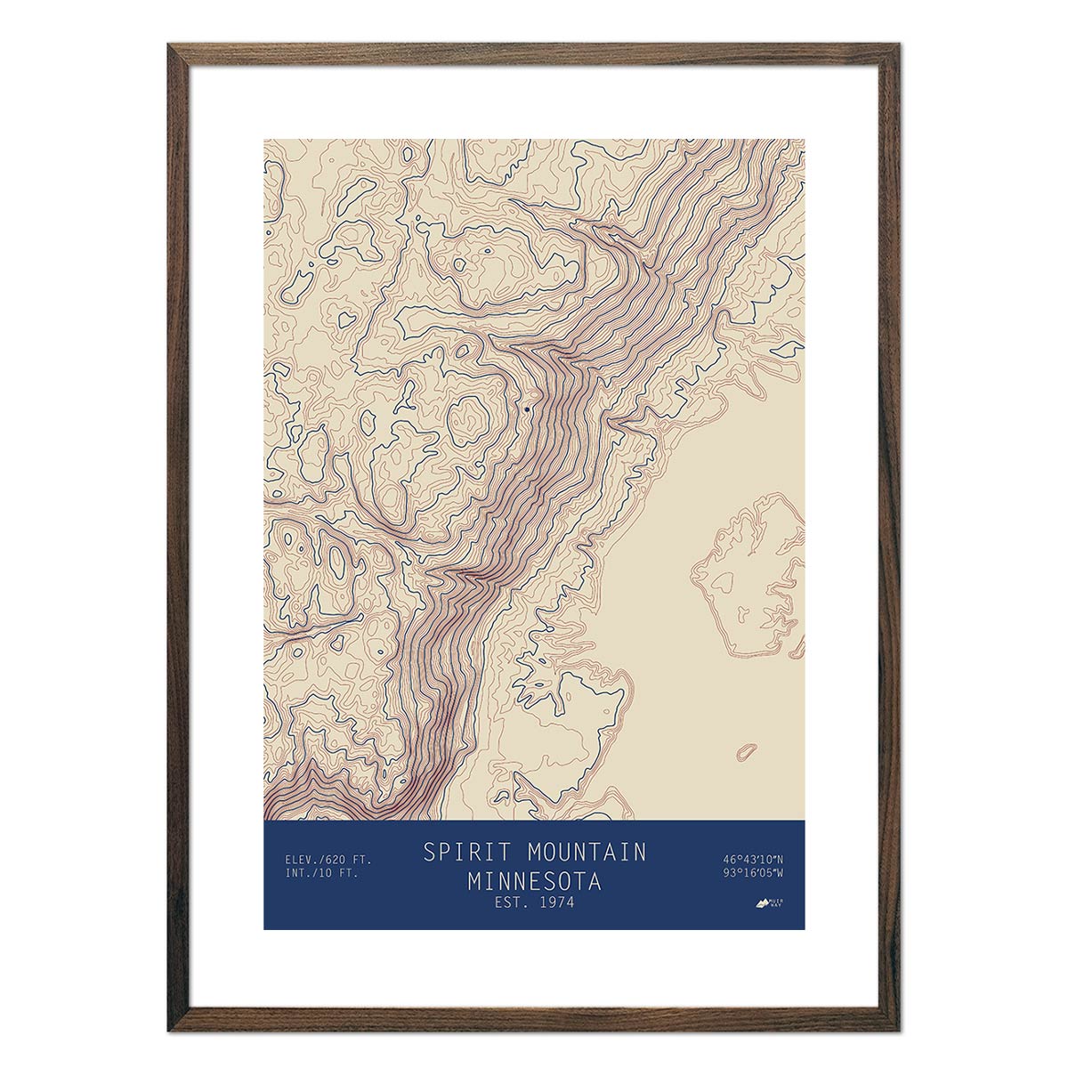 Spirit Mountain, Minnesota - Muir Way - TOPO Series