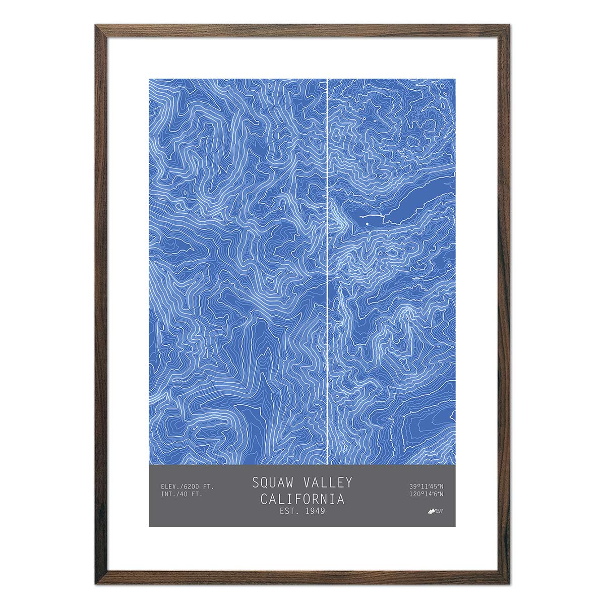 Squaw Valley, California - Muir Way - TOPO Series