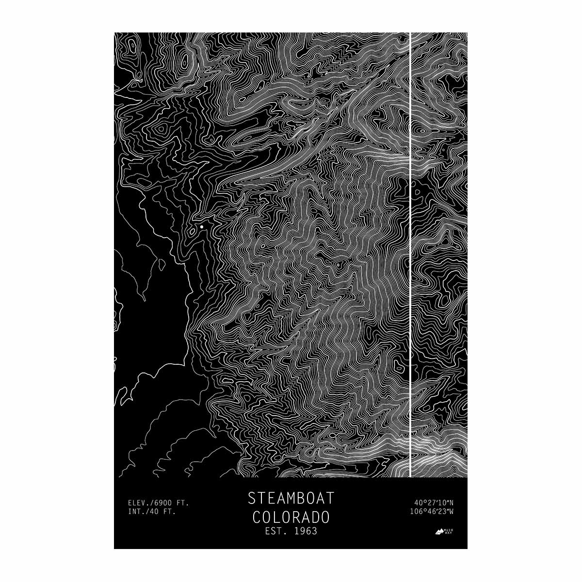 Steamboat, Colorado - Muir Way - TOPO Series