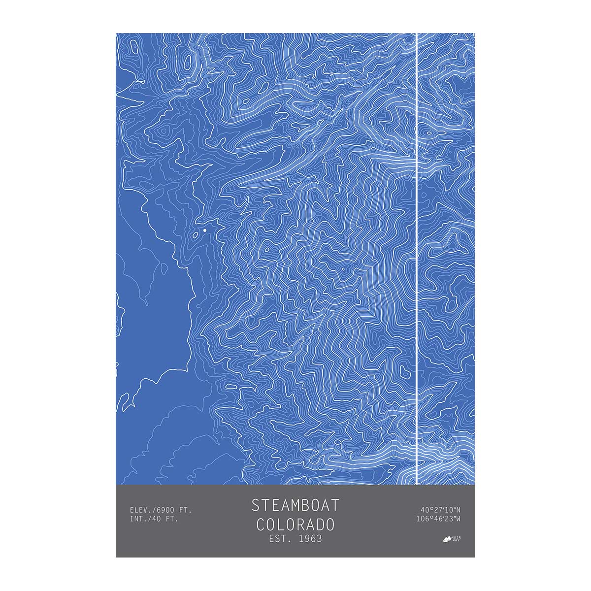 Steamboat, Colorado - Muir Way - TOPO Series