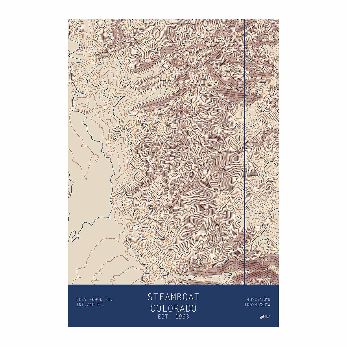 Steamboat, Colorado - Muir Way - TOPO Series