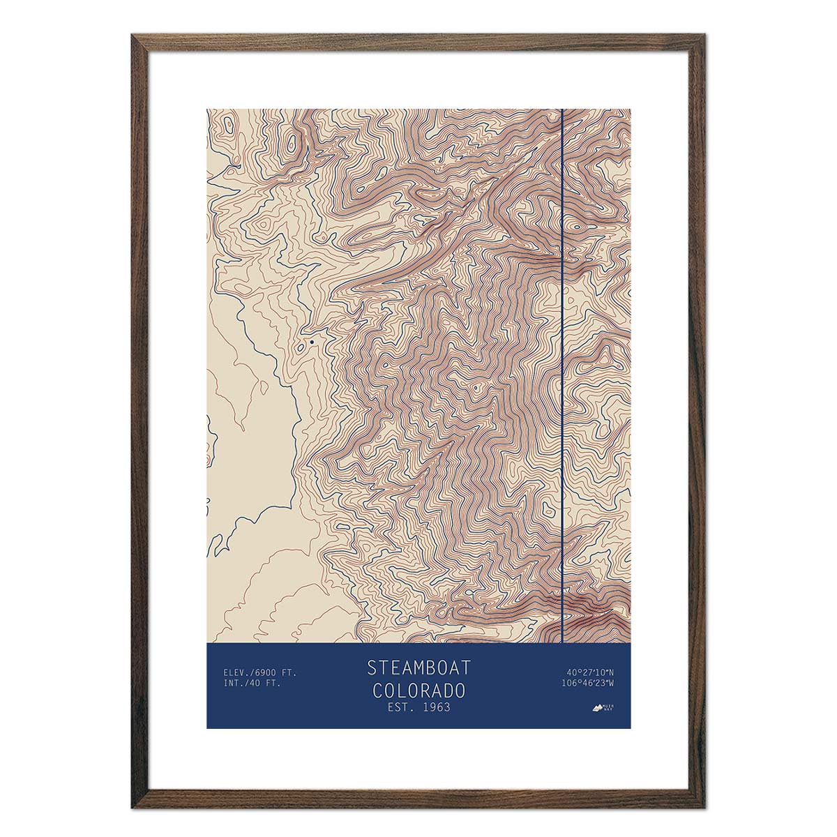 Steamboat, Colorado - Muir Way - TOPO Series