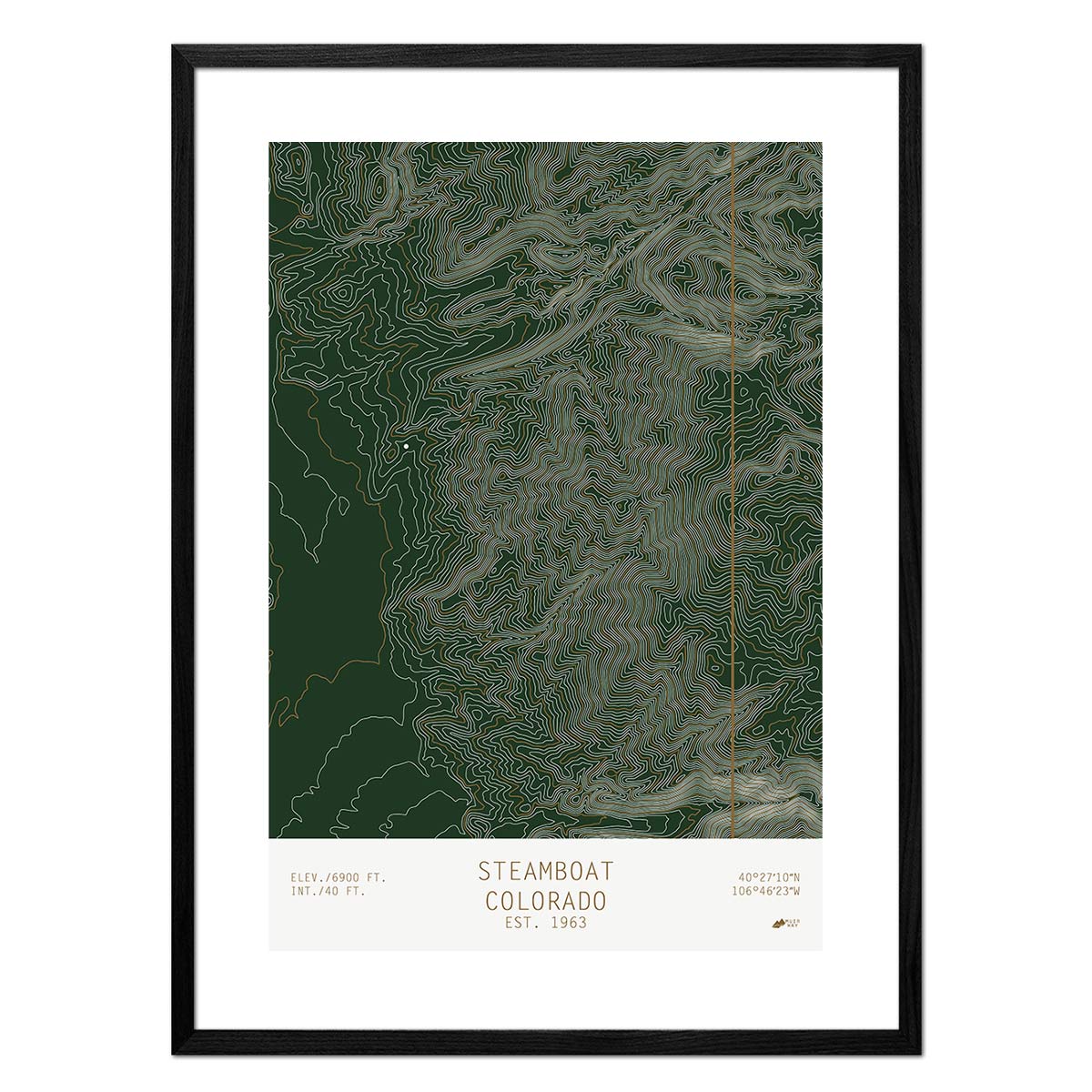 Steamboat, Colorado - Muir Way - TOPO Series