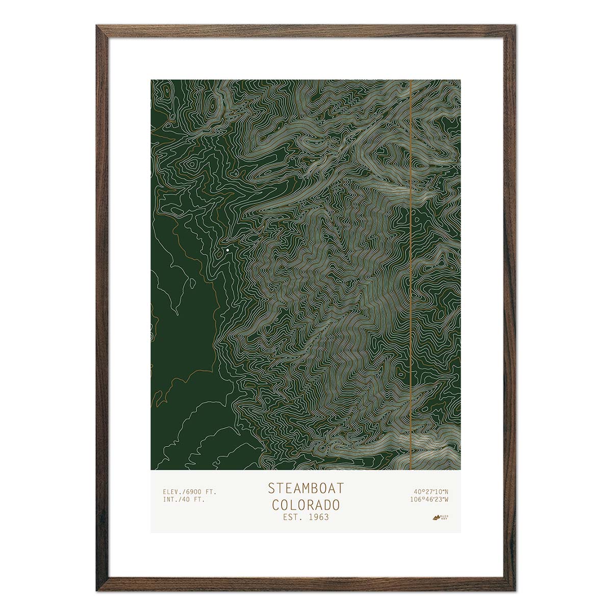 Steamboat, Colorado - Muir Way - TOPO Series
