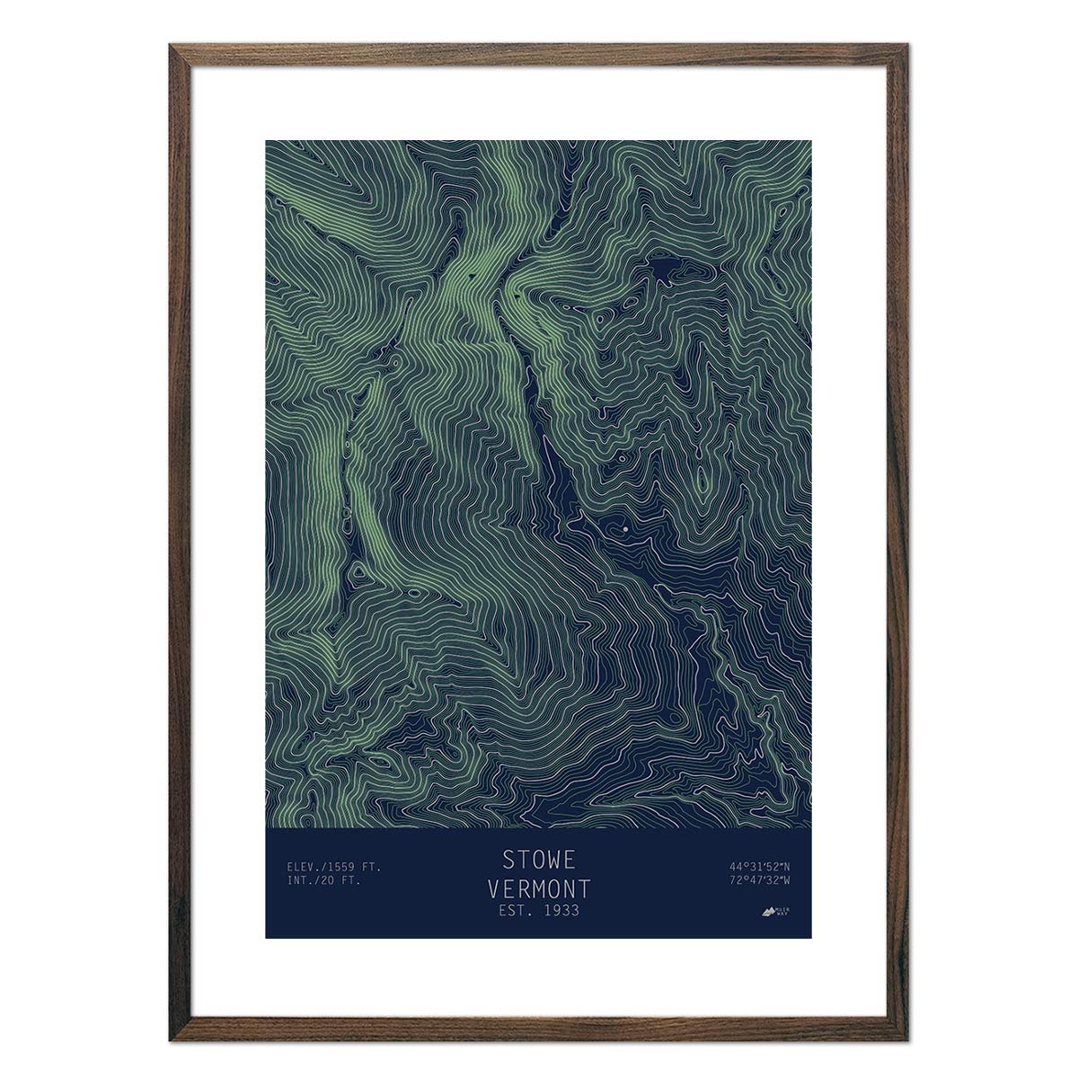 Stowe, Vermont - Muir Way - TOPO Series